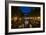 Amsterdam Canal at Night II-Erin Berzel-Framed Photographic Print