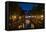 Amsterdam Canal at Night II-Erin Berzel-Framed Premier Image Canvas