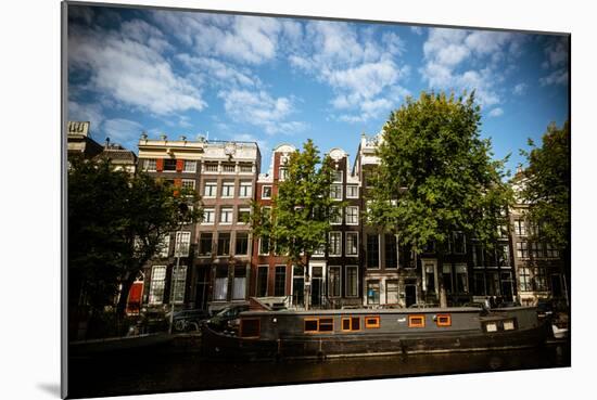 Amsterdam Canal Houses II-Erin Berzel-Mounted Photographic Print