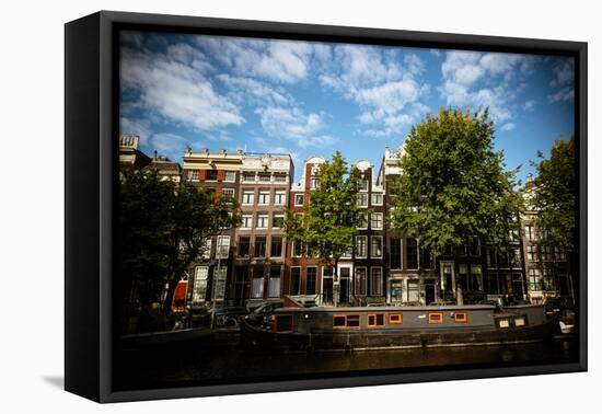 Amsterdam Canal Houses II-Erin Berzel-Framed Premier Image Canvas