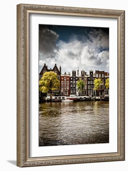 Amsterdam Canal I-Erin Berzel-Framed Photographic Print