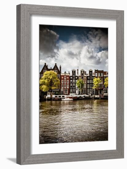 Amsterdam Canal I-Erin Berzel-Framed Photographic Print