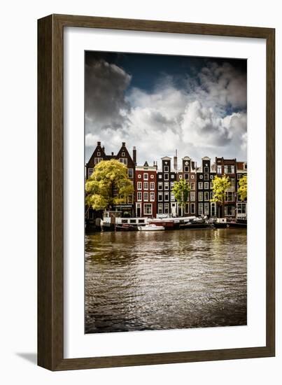 Amsterdam Canal I-Erin Berzel-Framed Photographic Print