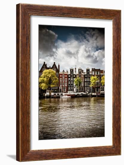 Amsterdam Canal I-Erin Berzel-Framed Photographic Print