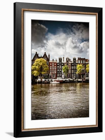 Amsterdam Canal I-Erin Berzel-Framed Photographic Print