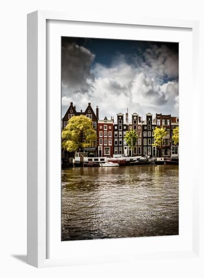 Amsterdam Canal I-Erin Berzel-Framed Photographic Print