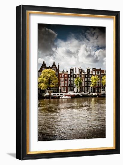 Amsterdam Canal I-Erin Berzel-Framed Photographic Print