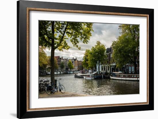 Amsterdam Canal III-Erin Berzel-Framed Photographic Print