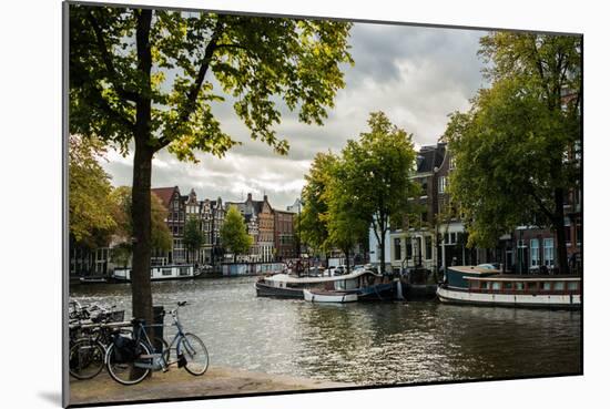 Amsterdam Canal III-Erin Berzel-Mounted Photographic Print