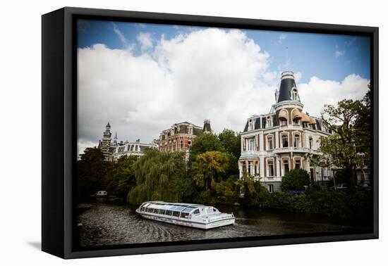 Amsterdam Canal IV-Erin Berzel-Framed Premier Image Canvas