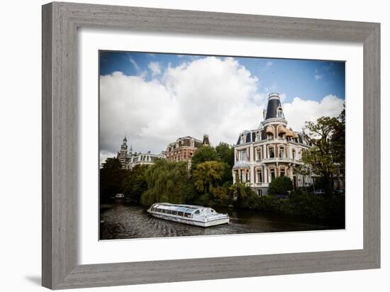 Amsterdam Canal IV-Erin Berzel-Framed Photographic Print