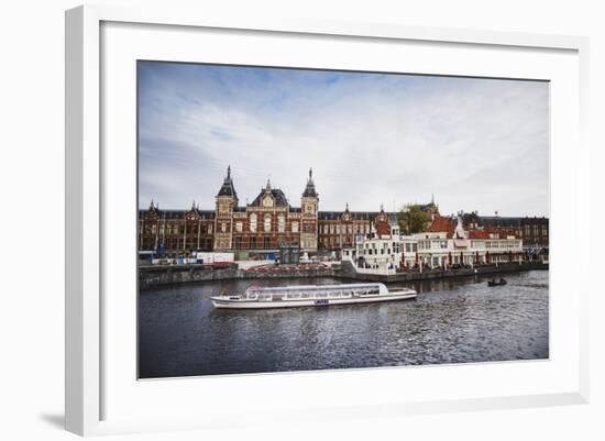 Amsterdam Central Train Station, Netherlands-Louis Arevalo-Framed Photographic Print