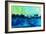 Amsterdam City Skyline-NaxArt-Framed Art Print