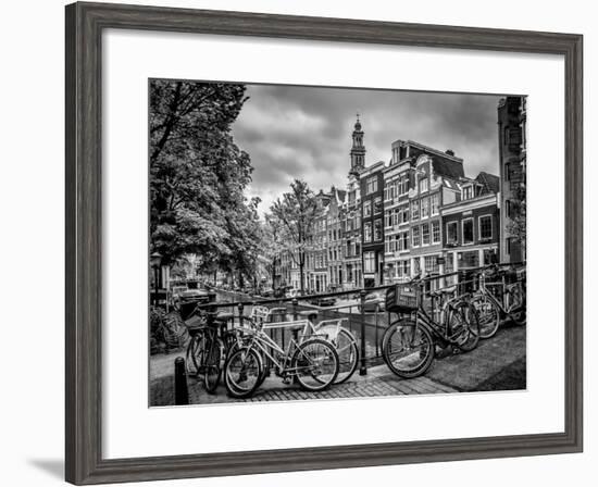 Amsterdam Flower Canal-Melanie Viola-Framed Art Print