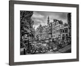 Amsterdam Flower Canal-Melanie Viola-Framed Art Print