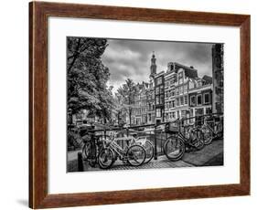 Amsterdam Flower Canal-Melanie Viola-Framed Art Print