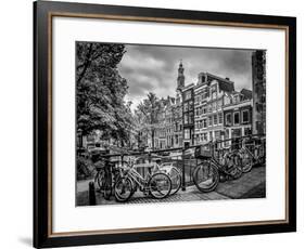 Amsterdam Flower Canal-Melanie Viola-Framed Art Print