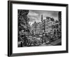 Amsterdam Flower Canal-Melanie Viola-Framed Art Print