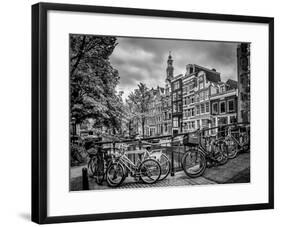 Amsterdam Flower Canal-Melanie Viola-Framed Art Print