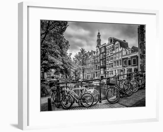 Amsterdam Flower Canal-Melanie Viola-Framed Art Print