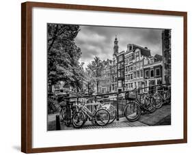 Amsterdam Flower Canal-Melanie Viola-Framed Art Print