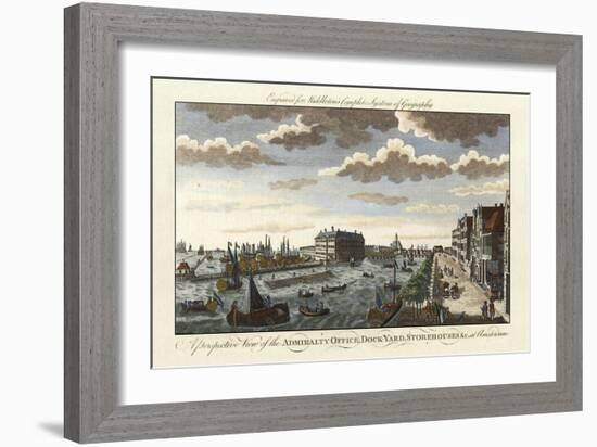 Amsterdam Harbor and Dockyard-Charles Theodore Middleton-Framed Art Print