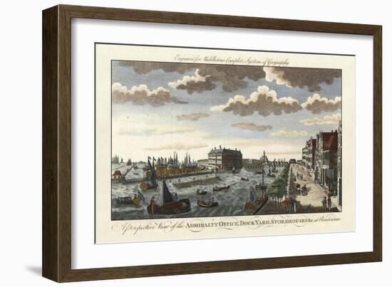 Amsterdam Harbor and Dockyard-Charles Theodore Middleton-Framed Art Print