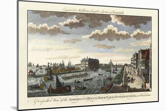 Amsterdam Harbor and Dockyard-Charles Theodore Middleton-Mounted Art Print