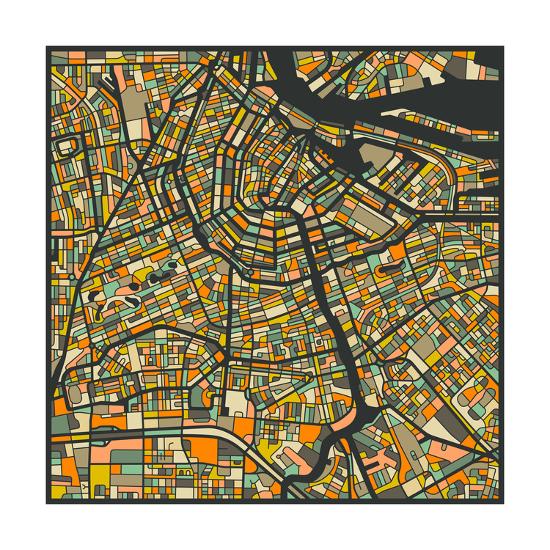 Amsterdam Map Art Print Jazzberry Blue Art Com Amsterdam Map Art Print Jazzberry Blue Art Com