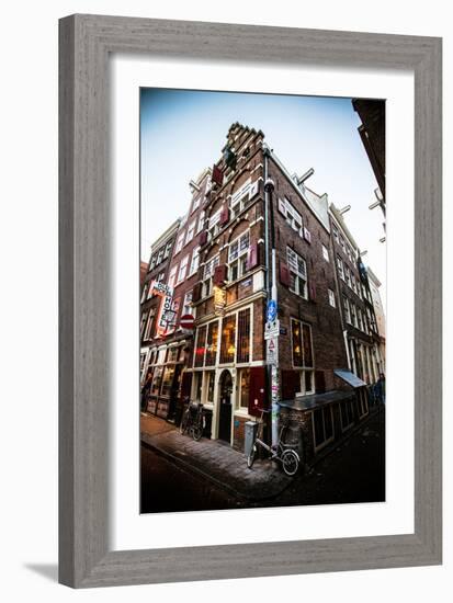 Amsterdam Nieuwebrugsteeg-Erin Berzel-Framed Photographic Print