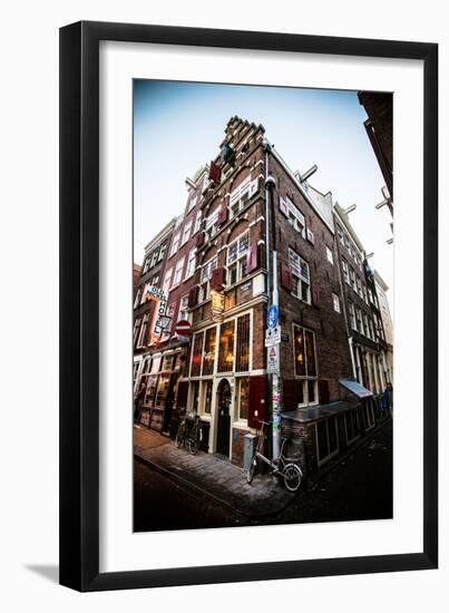 Amsterdam Nieuwebrugsteeg-Erin Berzel-Framed Photographic Print