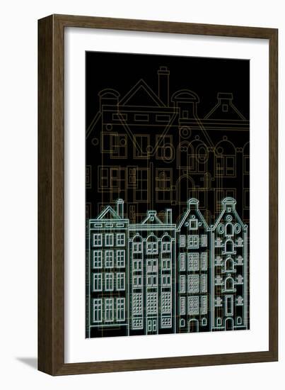 Amsterdam Night-Cristian Mielu-Framed Art Print