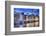 Amsterdam Old City at Night with the Oude Church-George Oze-Framed Photographic Print