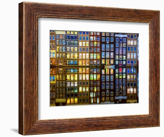 Amsterdam reflections-Marco Carmassi-Framed Photographic Print