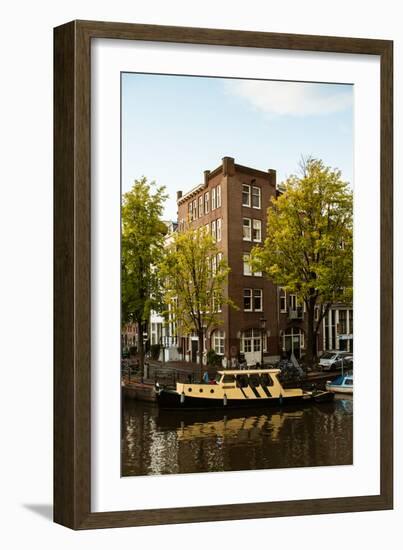 Amsterdam Singel Canal II-Erin Berzel-Framed Photographic Print