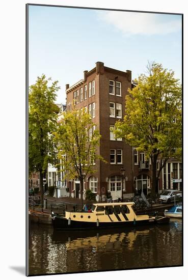 Amsterdam Singel Canal II-Erin Berzel-Mounted Photographic Print