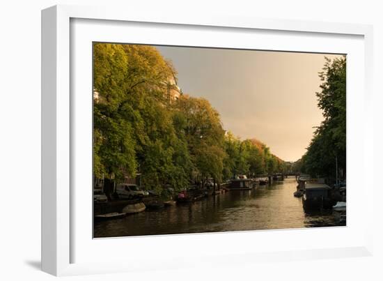 Amsterdam Singel Canal III-Erin Berzel-Framed Photographic Print