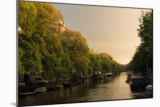 Amsterdam Singel Canal III-Erin Berzel-Mounted Photographic Print