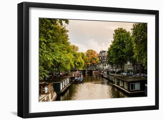 Amsterdam Singel Canal IV-Erin Berzel-Framed Photographic Print