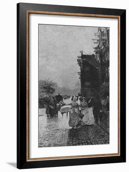 Amsterdam Street Scene-Hans Hermann-Framed Art Print