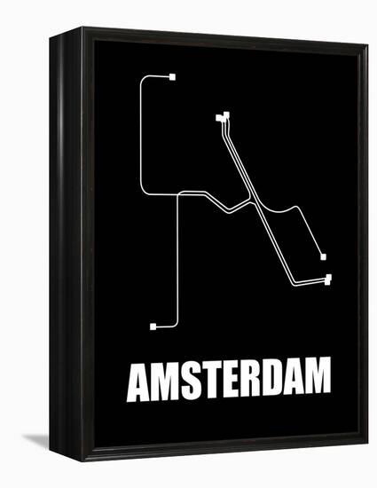 Amsterdam Subway Map III-null-Framed Stretched Canvas