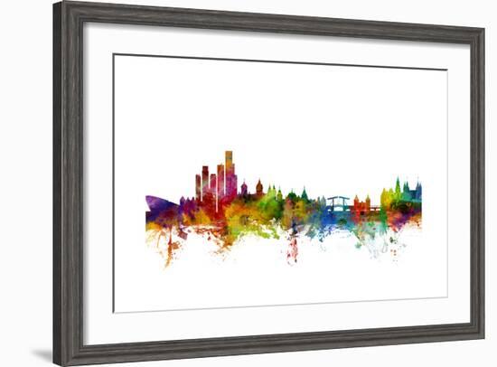 Amsterdam The Netherlands Skyline-Michael Tompsett-Framed Art Print