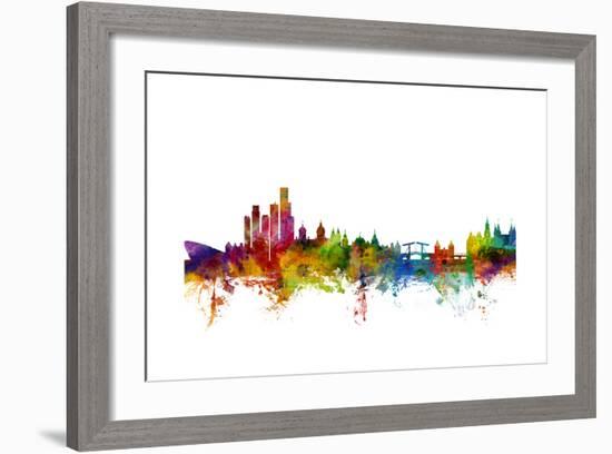 Amsterdam The Netherlands Skyline-Michael Tompsett-Framed Art Print