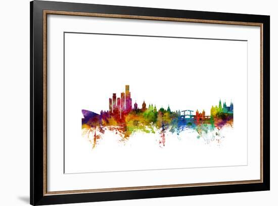 Amsterdam The Netherlands Skyline-Michael Tompsett-Framed Art Print