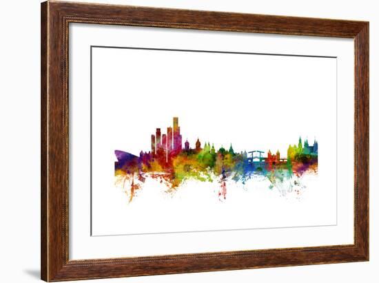 Amsterdam The Netherlands Skyline-Michael Tompsett-Framed Art Print