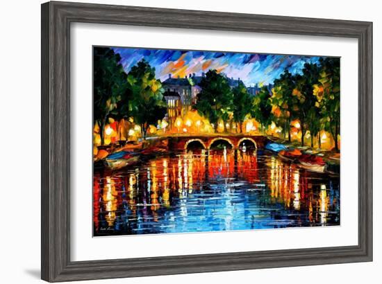 Amsterdam The Release Of Happines-Leonid Afremov-Framed Art Print