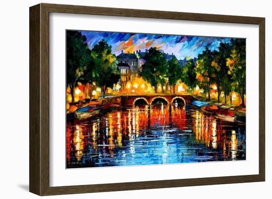 Amsterdam The Release Of Happines-Leonid Afremov-Framed Art Print