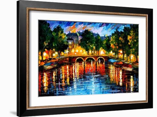 Amsterdam The Release Of Happines-Leonid Afremov-Framed Art Print