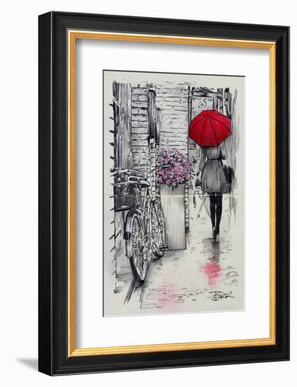 Amsterdam Walk-Loui Jover-Framed Art Print