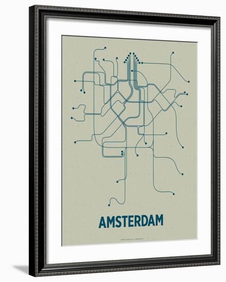 Amsterdam-LinePosters-Framed Serigraph